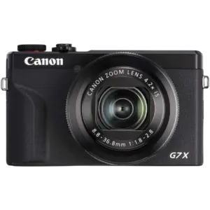Canon PowerShot G7 X Mark III Compact Camera - 20.1MP 1.0-inch Stacked CMOS with 4.2x Zoom (24-100mm f/1.8-2.8)