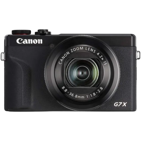 Canon PowerShot G7 X Mark III Compact Camera - 20.1MP 1.0-inch Stacked CMOS with 4.2x Zoom (24-100mm f/1.8-2.8)