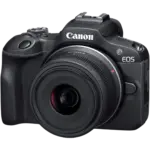 Canon EOS R100 Mirrorless Camera with RF-S 18-45mm Lens - 24.1MP APS-C, Dual Pixel CMOS AF