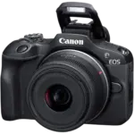 Canon EOS R100 Mirrorless Camera with RF-S 18-45mm Lens - 24.1MP APS-C, Dual Pixel CMOS AF