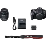 Canon EOS 2000D DSLR Camera with EF-S 18-55mm DC III Lens – 24.1MP APS-C Sensor