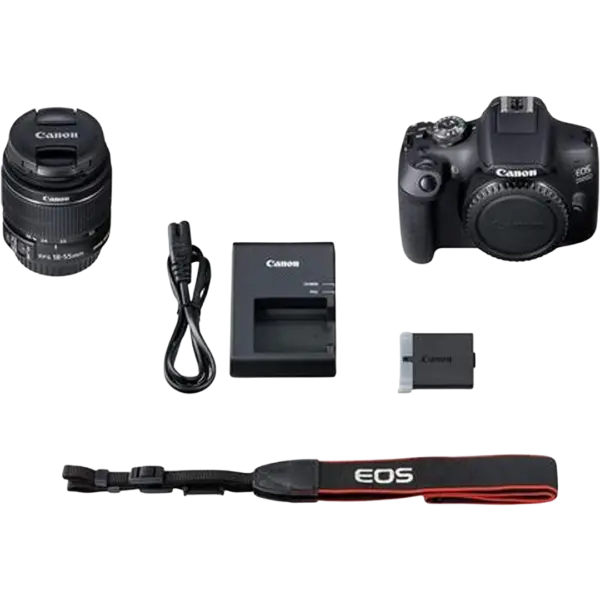Canon EOS 2000D DSLR Camera with EF-S 18-55mm DC III Lens – 24.1MP APS-C Sensor