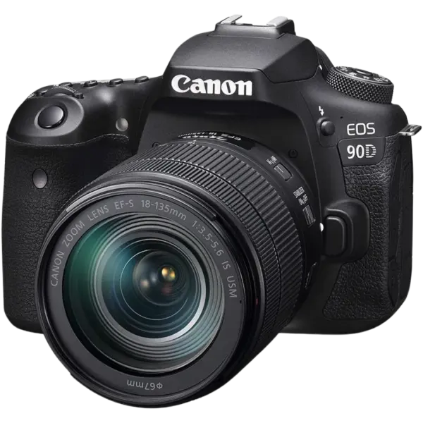 Canon EOS 90D DSLR Camera with EF-S 18-135mm f/3.5-5.6 IS USM Lens