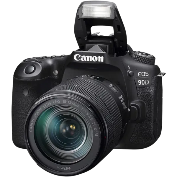 Canon EOS 90D DSLR Camera with EF-S 18-135mm f/3.5-5.6 IS USM Lens