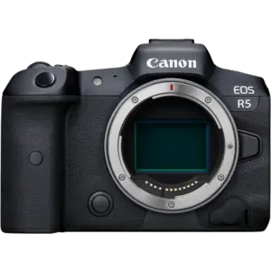 Canon EOS R5 Mirrorless Camera - 45MP Full-Frame Sensor, 8K RAW Video, 8-Stop IBIS