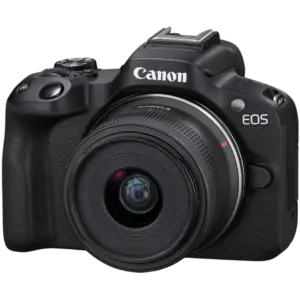 Canon EOS R50 Mirrorless Camera with RF-S 18-45mm f/4.5-6.3 IS STM Lens Kit