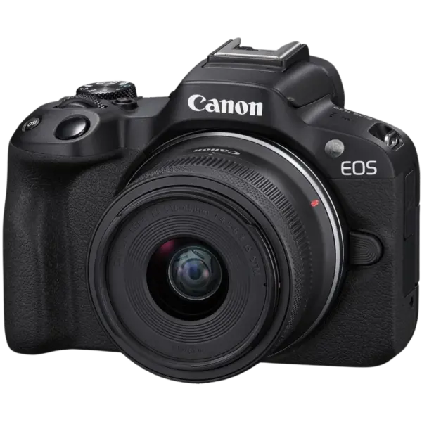 Canon EOS R50 Mirrorless Camera with RF-S 18-45mm f/4.5-6.3 IS STM Lens Kit