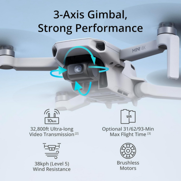 DJI Mini 4 Pro Fly More Combo Plus with DJI RC 2