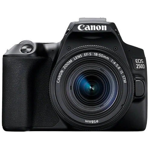 Canon EOS 250D DSLR Camera with EF-S 18-55mm IS STM Lens - 24.1MP, 4K Video