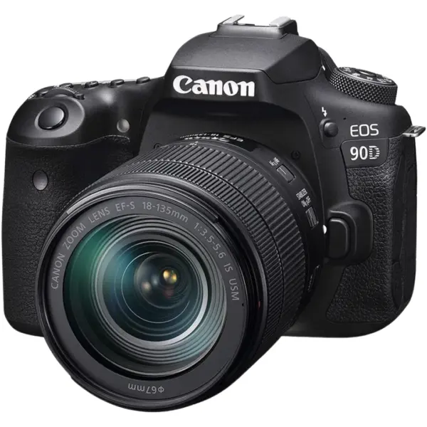 Canon EOS 90D DSLR Camera with EF-S 18-135mm f/3.5-5.6 IS USM Lens