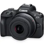 Canon EOS R100 Mirrorless Camera with RF-S 18-45mm Lens - 24.1MP APS-C, Dual Pixel CMOS AF