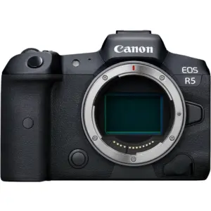 Canon EOS R5 Mirrorless Camera - 45MP Full-Frame Sensor, 8K RAW Video, 8-Stop IBIS