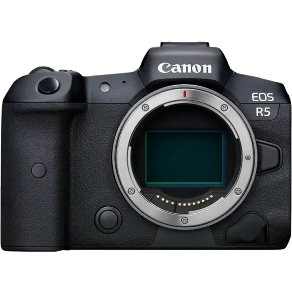 Canon EOS R5 Mirrorless Camera - 45MP Full-Frame Sensor, 8K RAW Video, 8-Stop IBIS