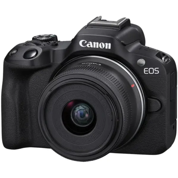 Canon EOS R50 Mirrorless Camera with RF-S 18-45mm f/4.5-6.3 IS STM Lens Kit