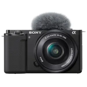 Sony ZV-E10L vlog camera in Black with 16-50mm kit lens (E mount, APS-C)