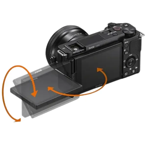 Sony ZV-E10L Vlog Camera with 16-50mm Lens - 24.2MP APS-C Interchangeable Lens