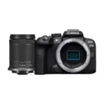 Canon EOS R10 body with RF-S 18-150mm IS STM lens side by side