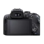Canon EOS R10 mirrorless camera back panel control layout