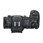 Canon EOS R5 mirrorless camera top view with status LCD