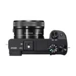 Sony Alpha a6400 with flip screen at selfie angle