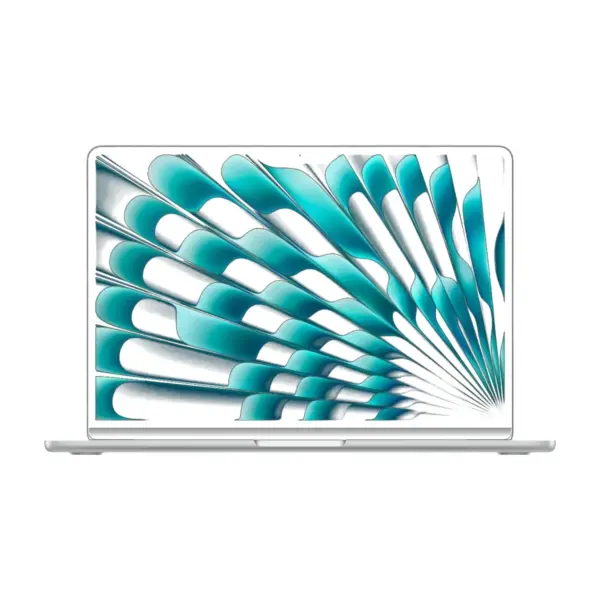 Apple MacBook Air 13-inch (M4, 2025) in Silver color, front view with display open