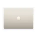 Apple MacBook Air 13-inch (M4, 2025) in Starlight color, closed lid showing Apple logo