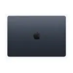 Apple MacBook Air 15-inch (M4, 2025) in Midnight color, closed lid showing Apple logo