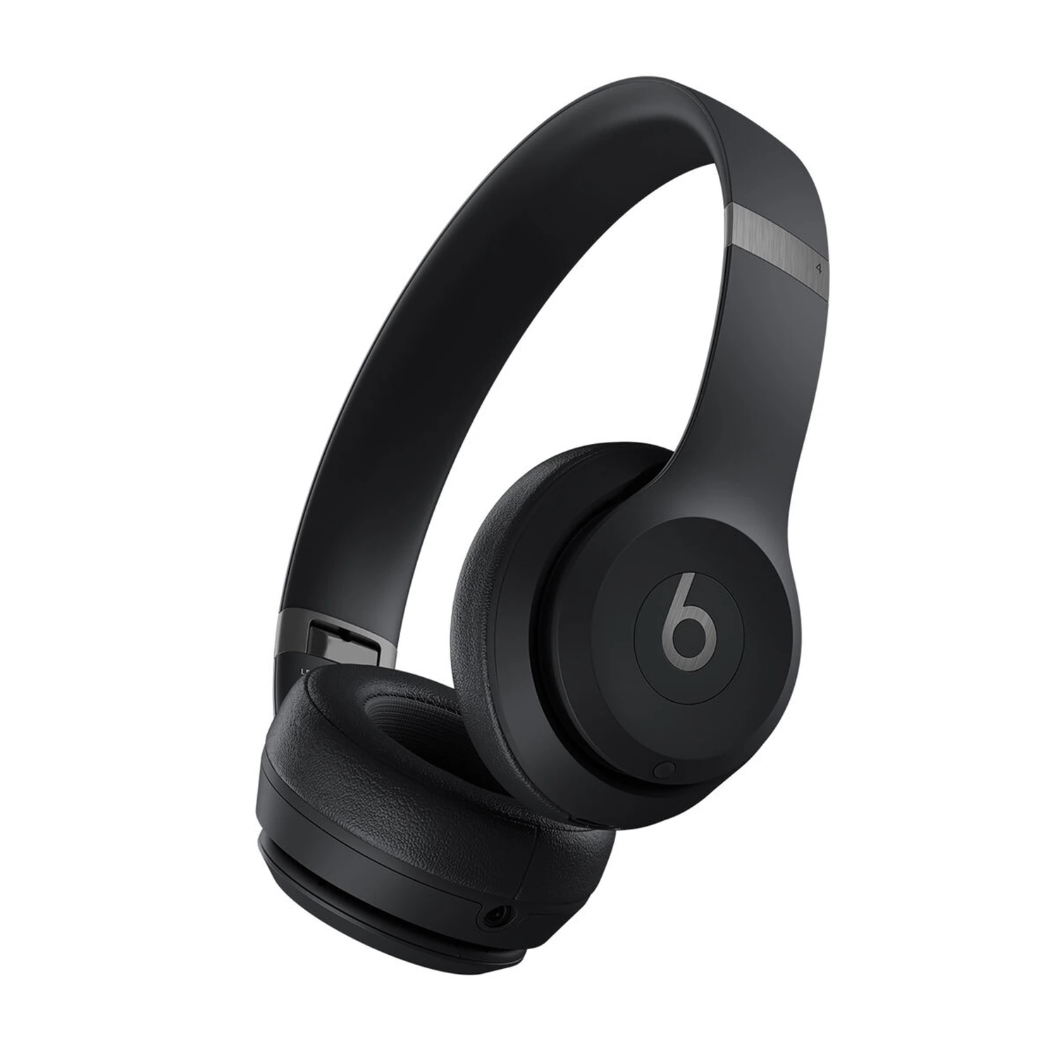 beats-solo-4-matte-black-1-2-2.webp Beats Solo 4 Wireless On-Ear Headphones with Personalized Spatial Audio - Image 1