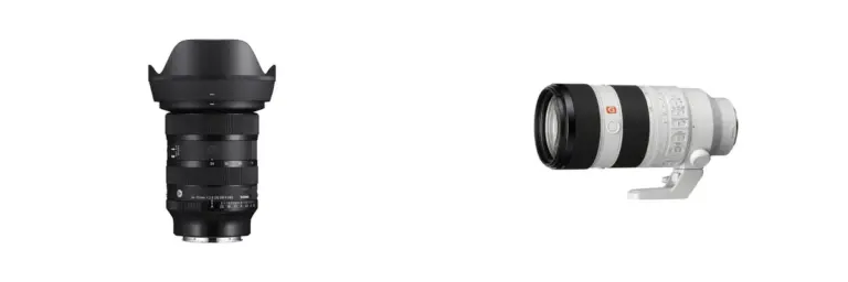 Professional travel lenses