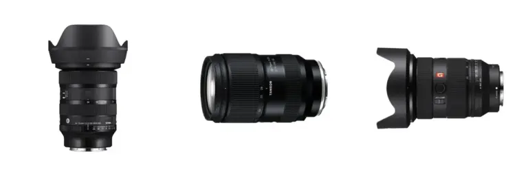 Standard f/2.8 zoom lenses