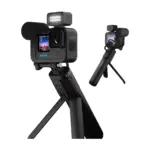 GoPro HERO12 Black Creator Edition angled view with tripod grip