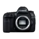 Canon EOS 5D Mark IV DSLR body, front view, EF mount without lens