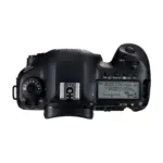 Canon EOS 5D Mark IV DSLR body, top view with mode dial and LCD panel
