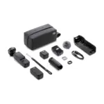 DJI Osmo Pocket 3 Creator Combo - camera with accessories laid out