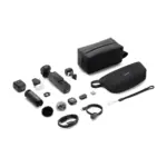 DJI Osmo Pocket 4 Creator Combo - camera with accessories laid out