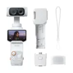 Insta360 Luna Ultra Standard Bundle Stellar White - camera with protective cover, thread handle and wrist strap