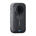 Insta360 X6 360 camera in Midnight Black, rear view showing the second lens.