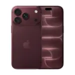 Apple iPhone 18 Pro in Burgundy - back and front view
