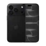 Apple iPhone 18 Pro Max in Black - back and front view