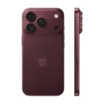 Apple iPhone 18 Pro Max in Burgundy - back and side view