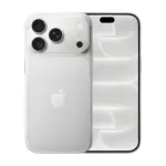 Apple iPhone 18 Pro in Silver - back and front view