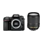 Nikon D7500 with AF-S DX NIKKOR 18-140mm f/3.5-5.6G ED VR lens - front view