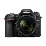 Nikon D7500 with AF-S DX NIKKOR 18-140mm f/3.5-5.6G ED VR lens, front view