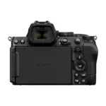 Nikon Z5II camera body, rear view with the vari-angle monitor closed