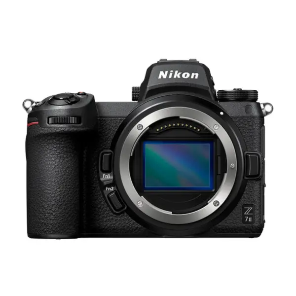 Nikon Z7 II mirrorless camera body - front view