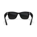 Ray-Ban Meta Wayfarer (Gen 2) smart glasses, Matte Black frame with Gradient Graphite lenses, rear view.