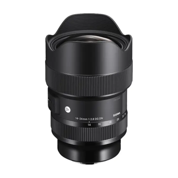 Sigma 14-24mm f/2.8 DG DN Art for Sony E-mount - front angled view