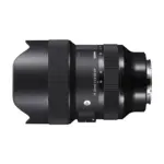 Sigma 14-24mm F2.8 DG DN Art laid horizontally, showing the full side profile with the fixed petal hood, the zoom scale marked 14, 16, 18, 20, 22, 24, the Art badge and the AFL button