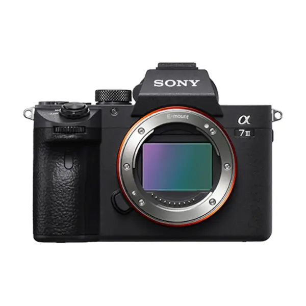 Sony Alpha a7 III camera body - front view