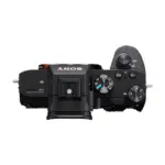 Sony Alpha a7 III camera body - top view